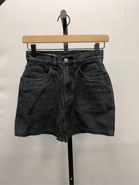 Rio Black Vintage Relaxed Fit Shorts